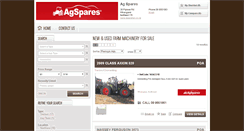 Desktop Screenshot of agspares.farmtrader.co.nz
